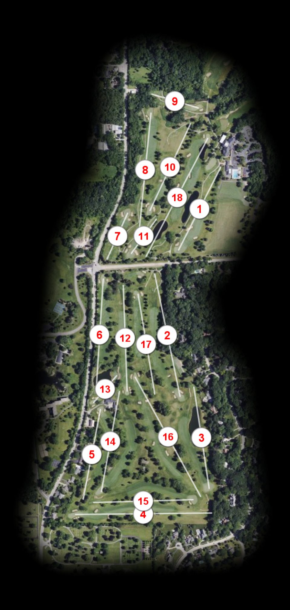 St Charles Country Club course overview