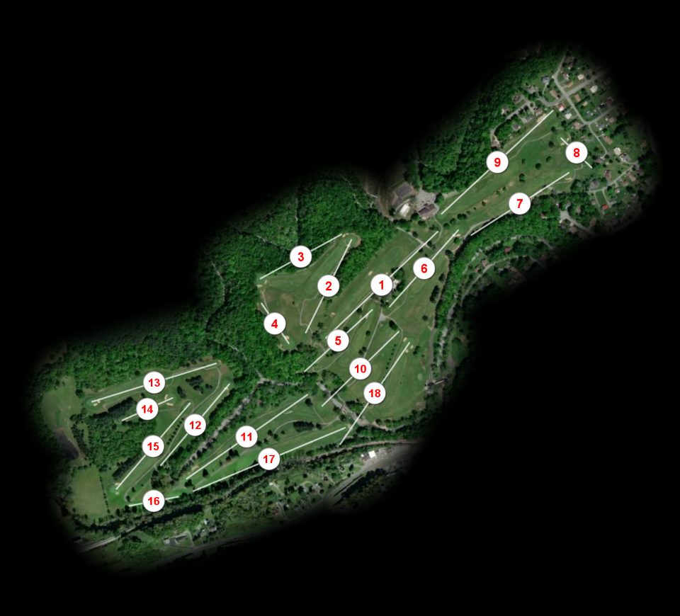 Holston Hills Country Club course overview