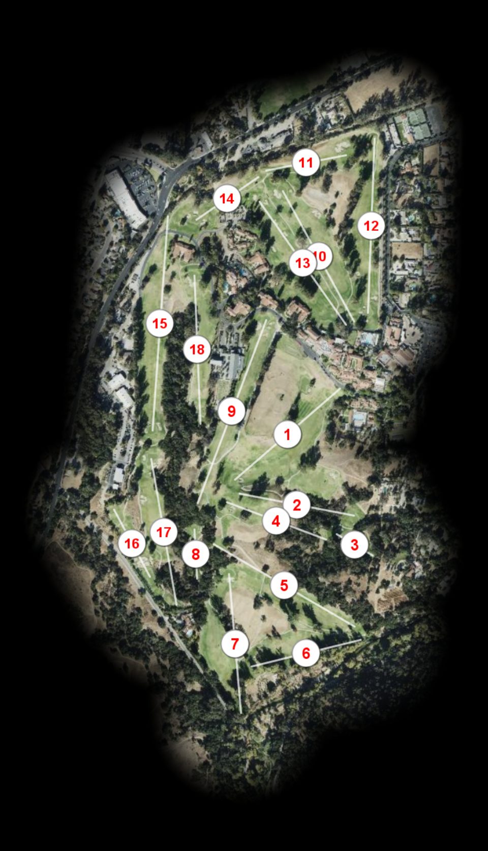 Ojai Valley Inn & Spa course overview