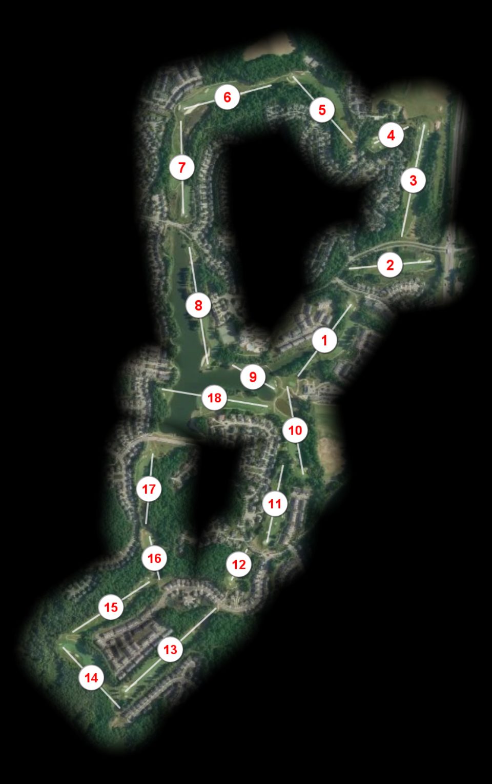Lake Presidential Golf Club course overview