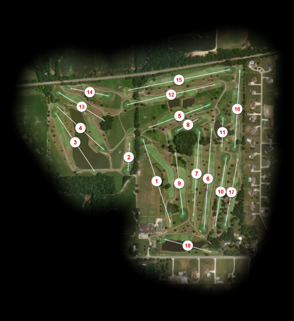 Country Oaks Golf Club course overview