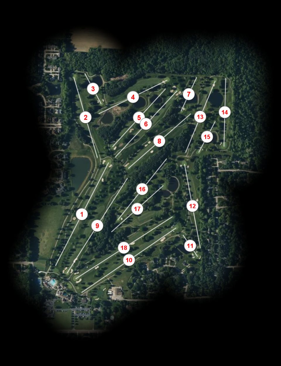 Country Club of Hudson Course of Hudson course overview