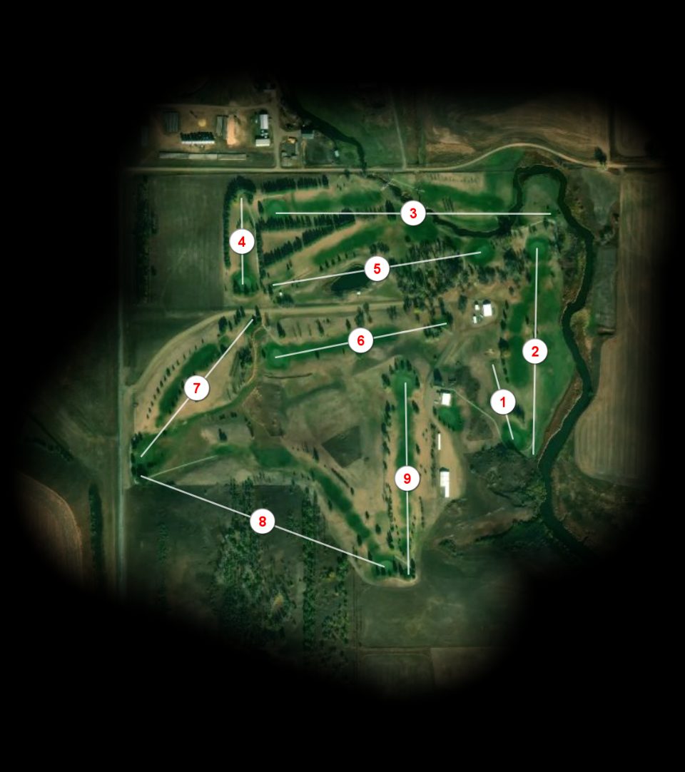 Square Butte Creek Golf Course course overview
