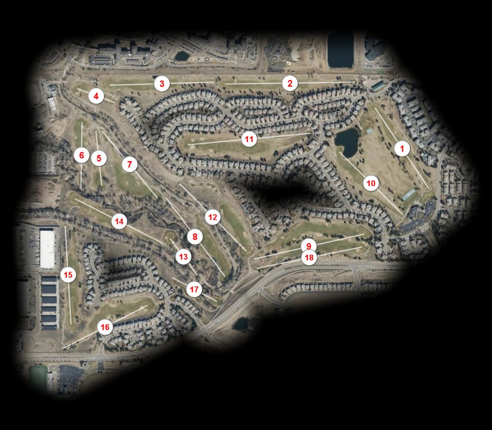 University of Denver Golf Club at Highlands Ranch course overview