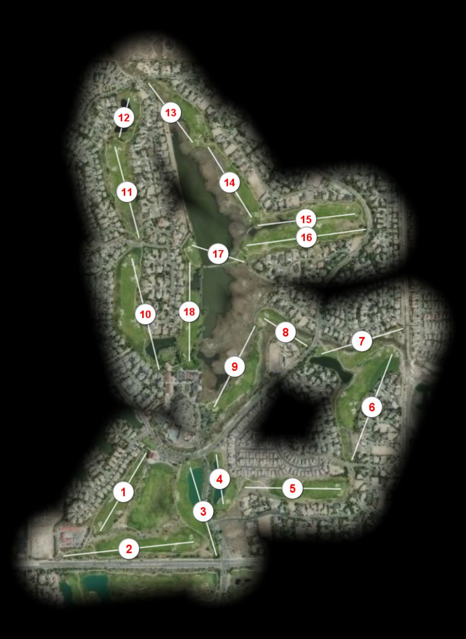 Red Hawk Golf and Resort Lakes course overview