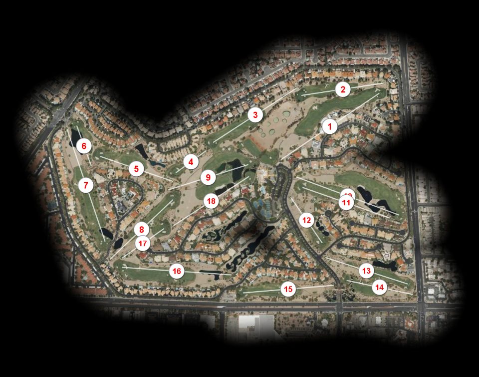 Canyon Gate Country Club course overview