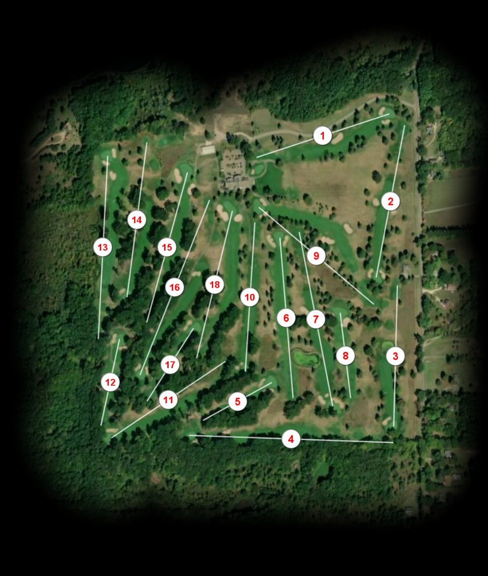 Gull Lake View Resort Bedford Valley course overview