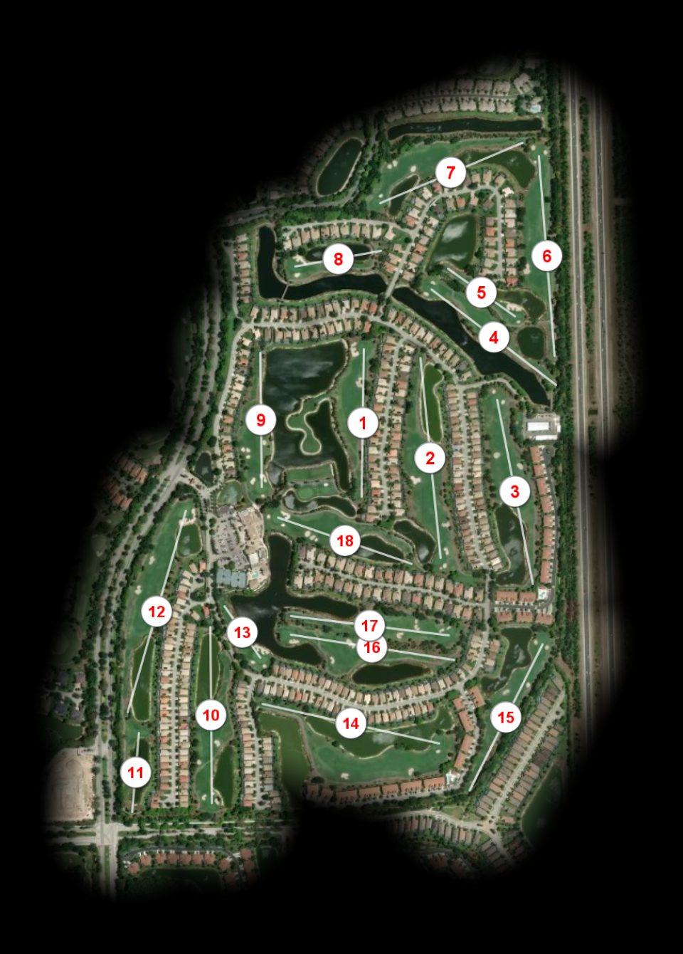 Copperleaf Golf Club course overview