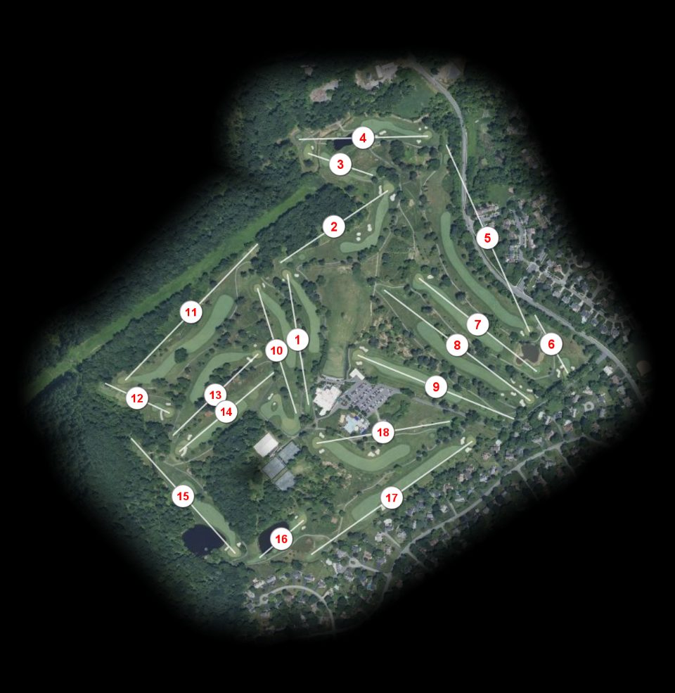 Norbeck Country Club course overview
