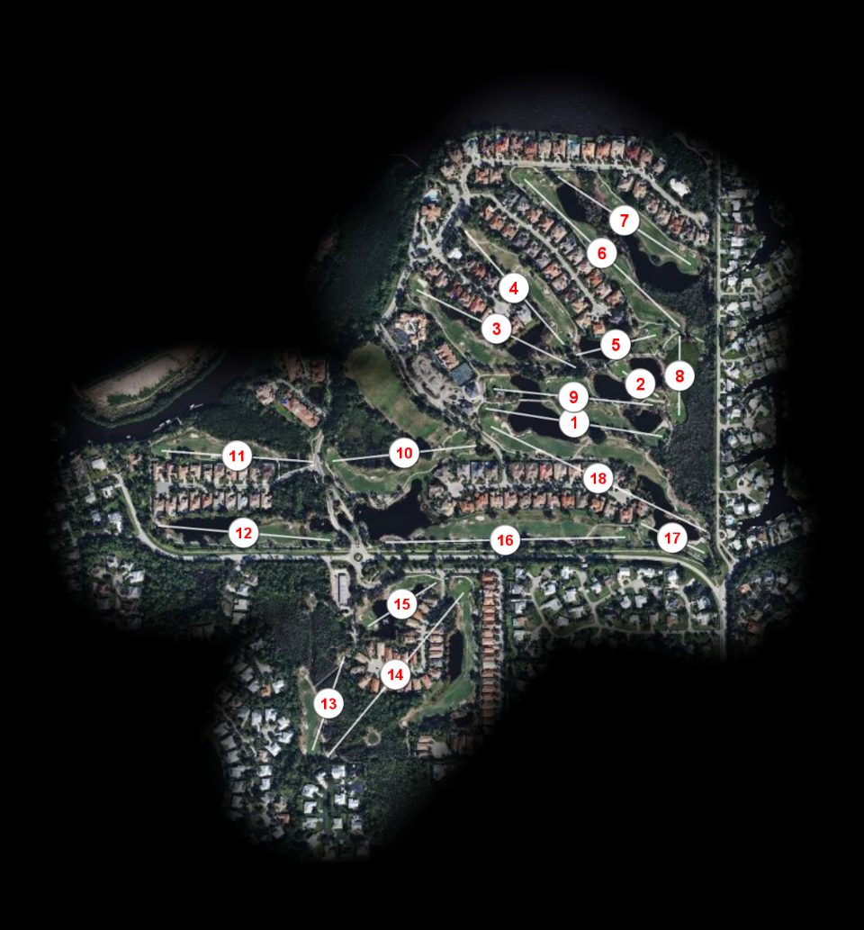 Palm Cove Golf and Yacht Club course overview