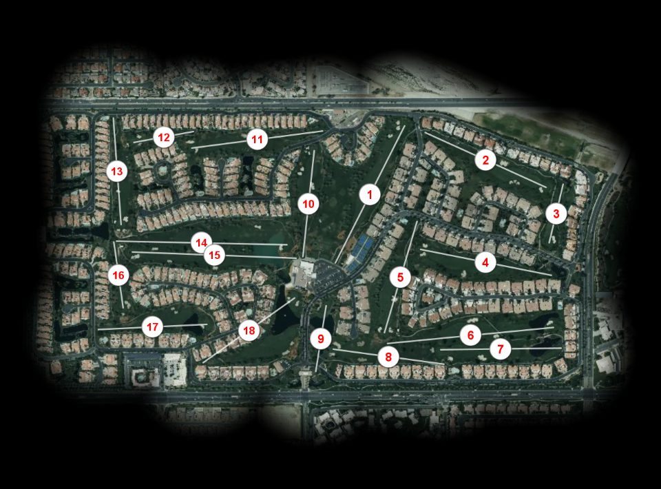 Desert Horizons Country Club course overview