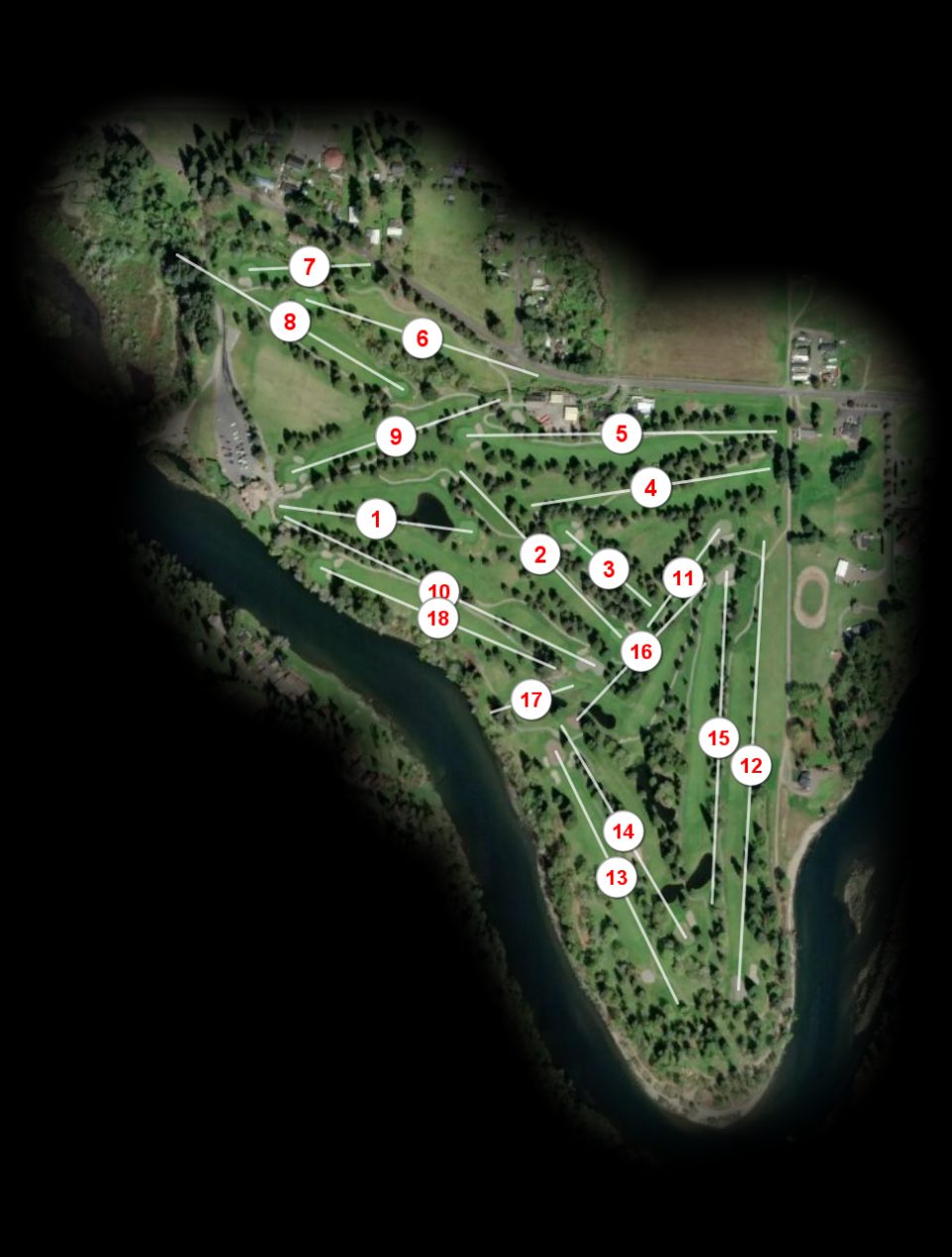Lewis River Golf Course course overview