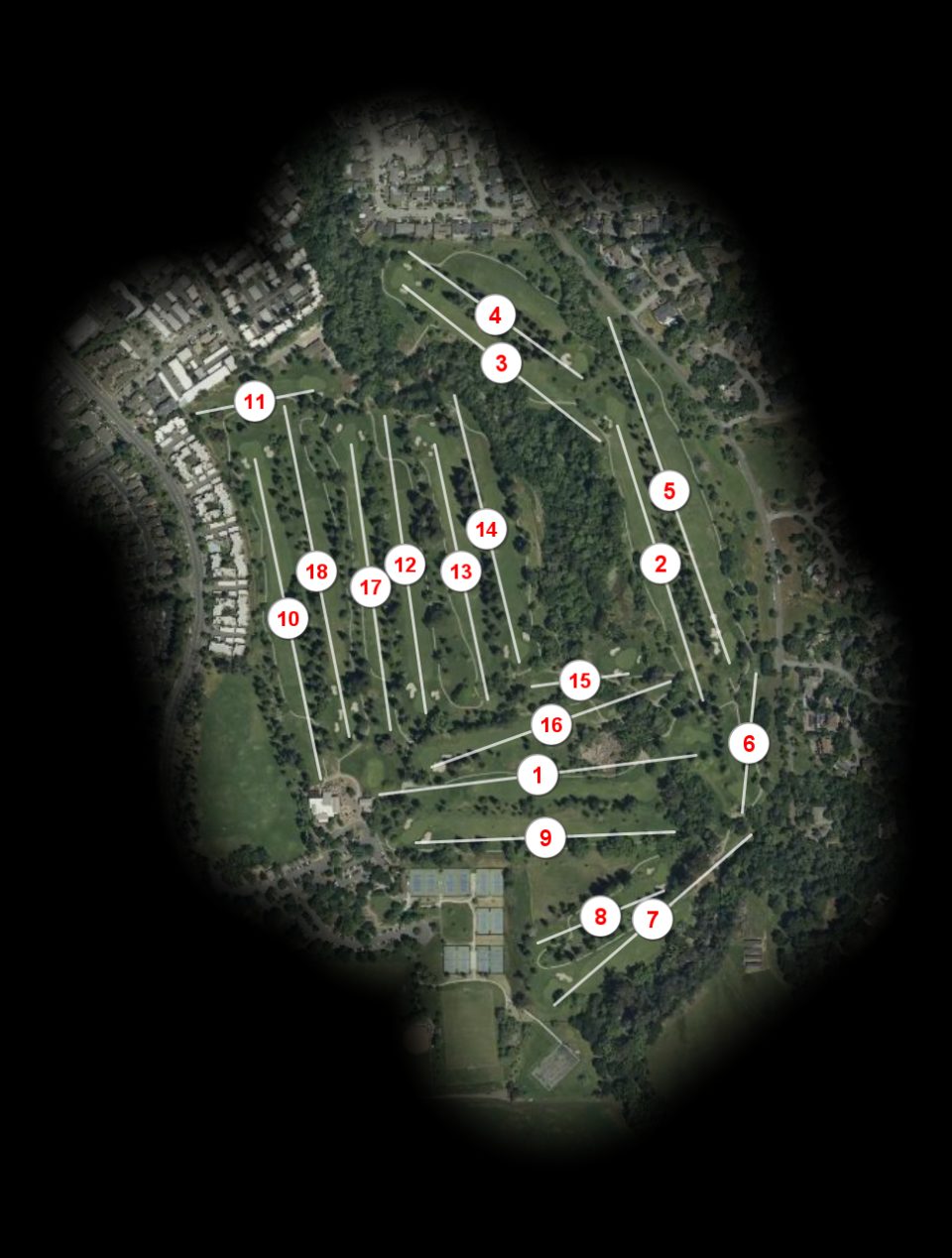 Bennett Valley Golf Course course overview