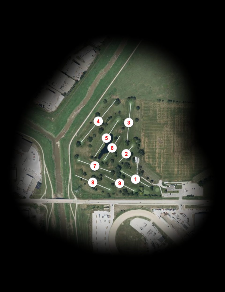 Milts Golf Center course overview