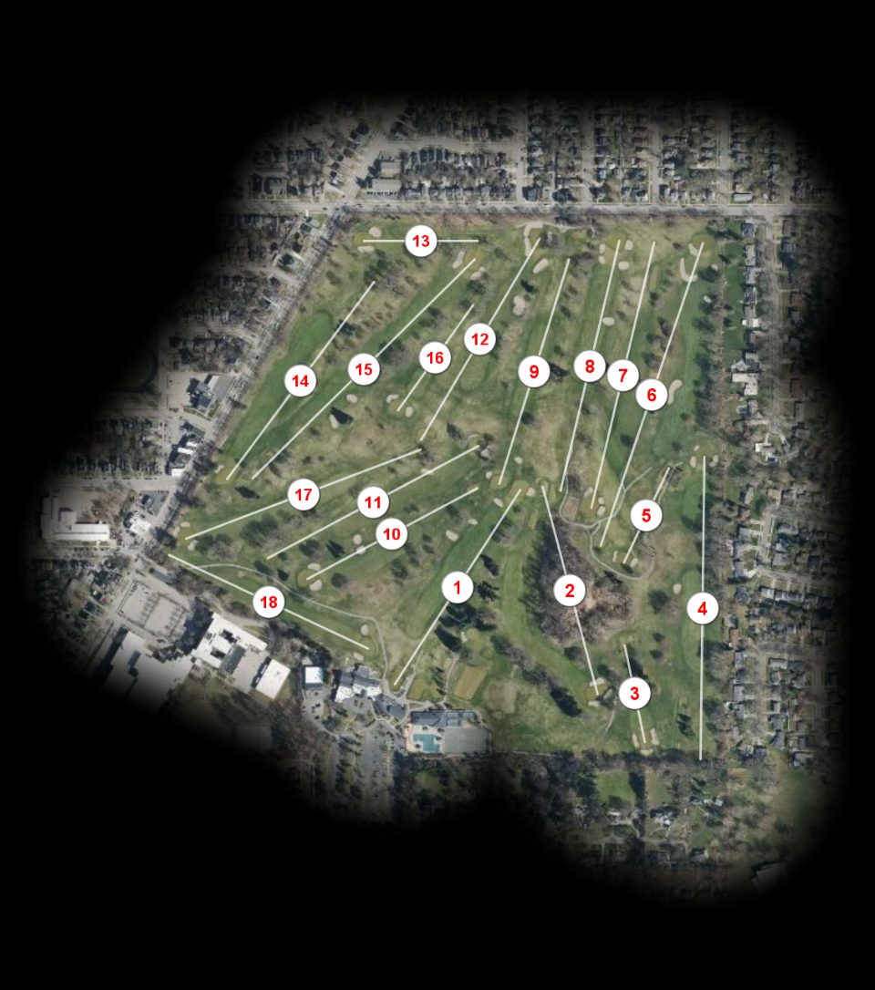 Kent Country Club course overview