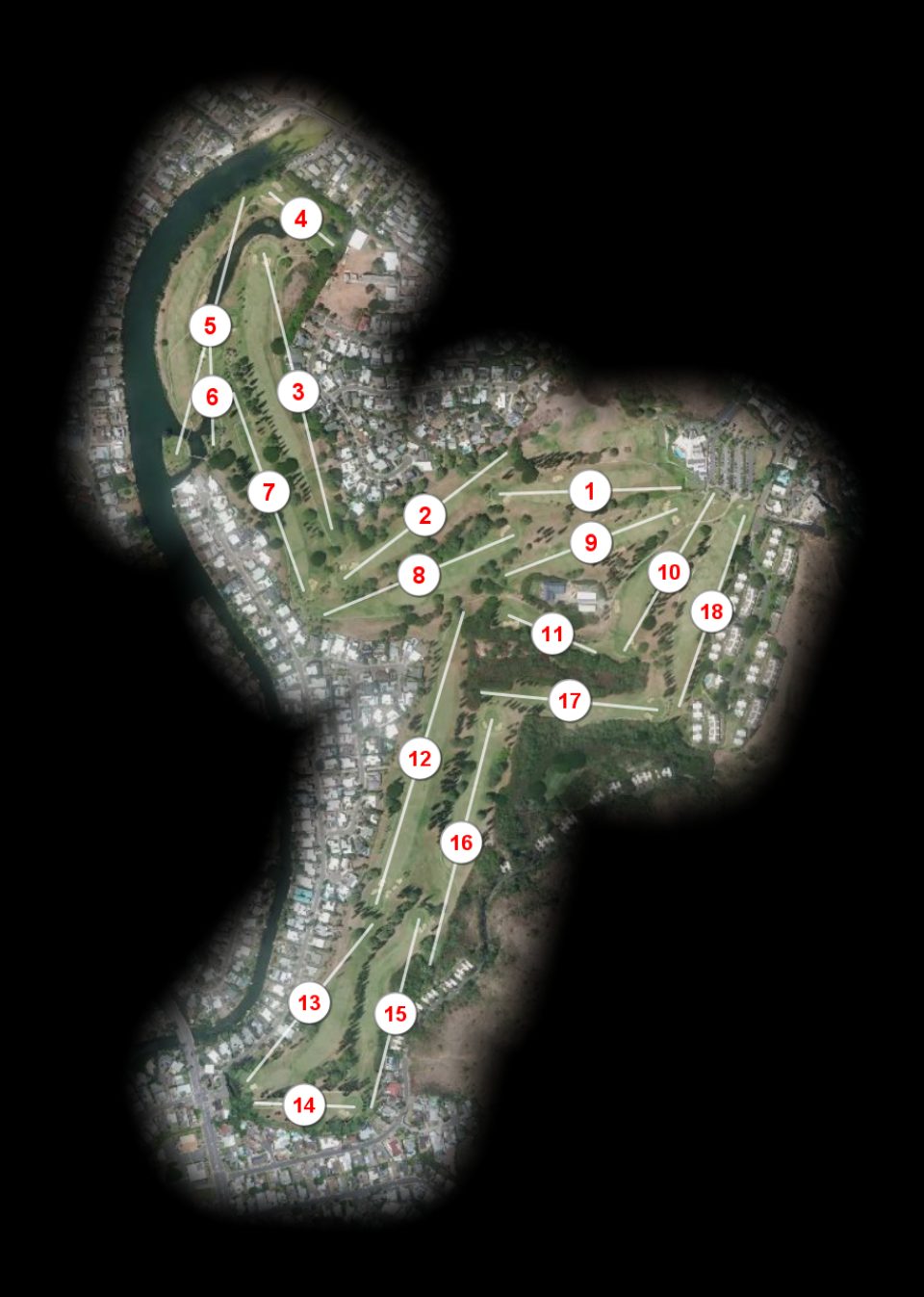 Mid Pacific Country Club course overview