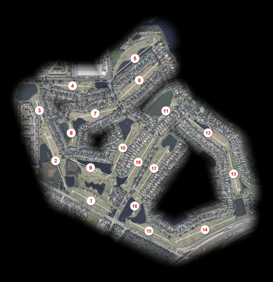 Stoneybrook West Golf Club Main course course overview