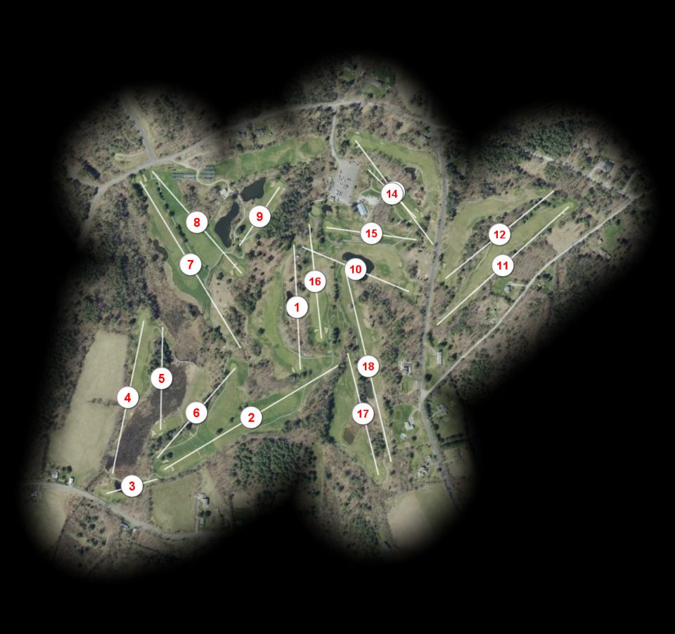 Burden Lake Country Club course overview