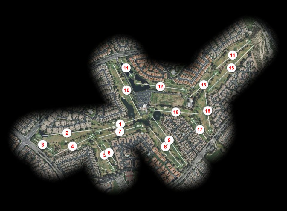 Tustin Ranch Golf Club course overview