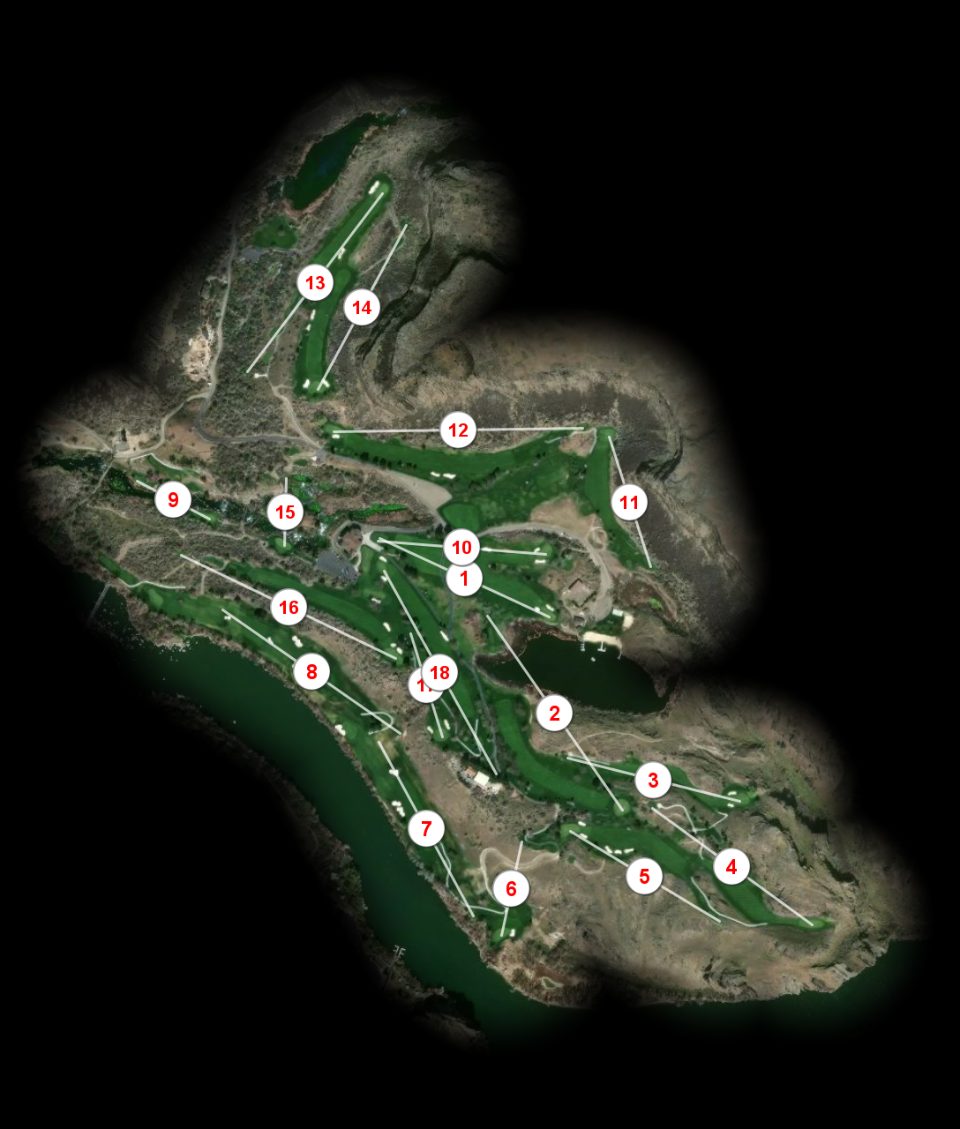 Blue Lakes Country Club course overview