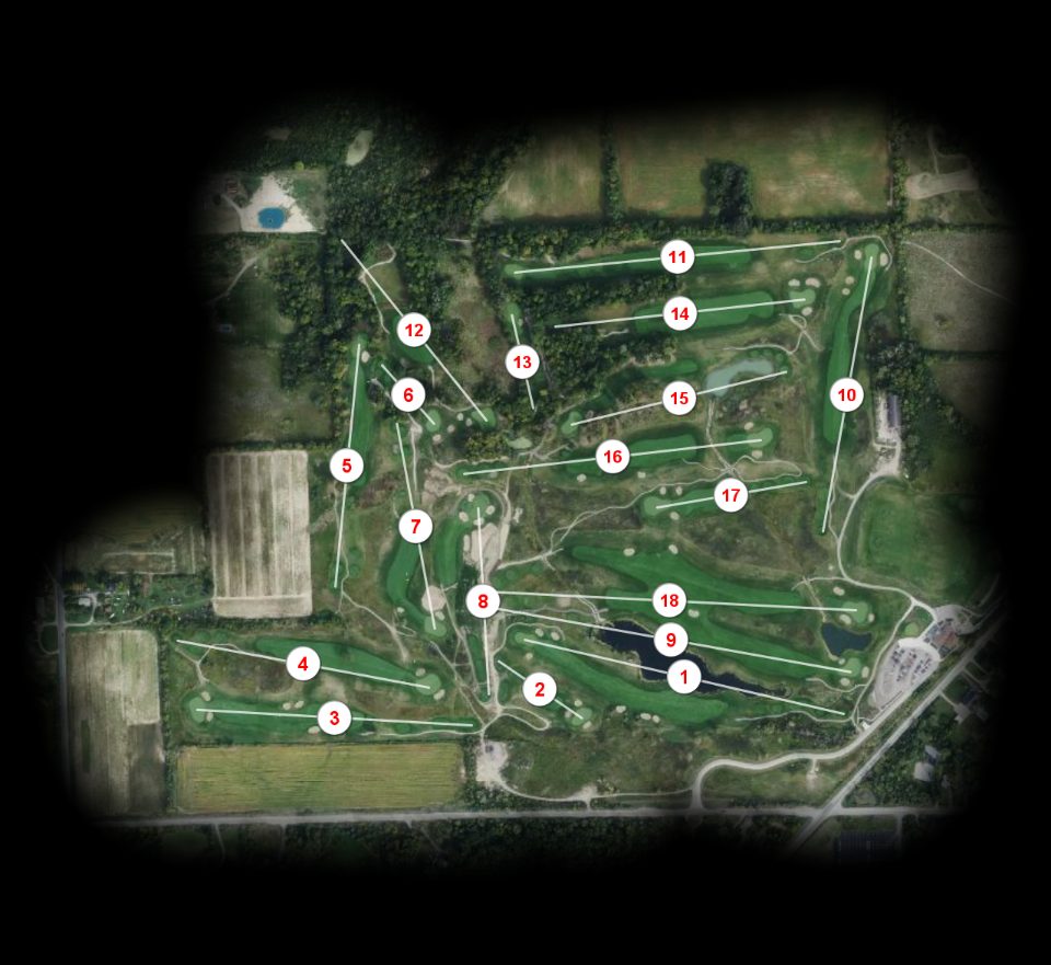 Lake Forest Golf Club course overview
