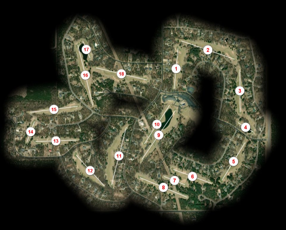 Lake Arrowhead Golf Course Pines course overview