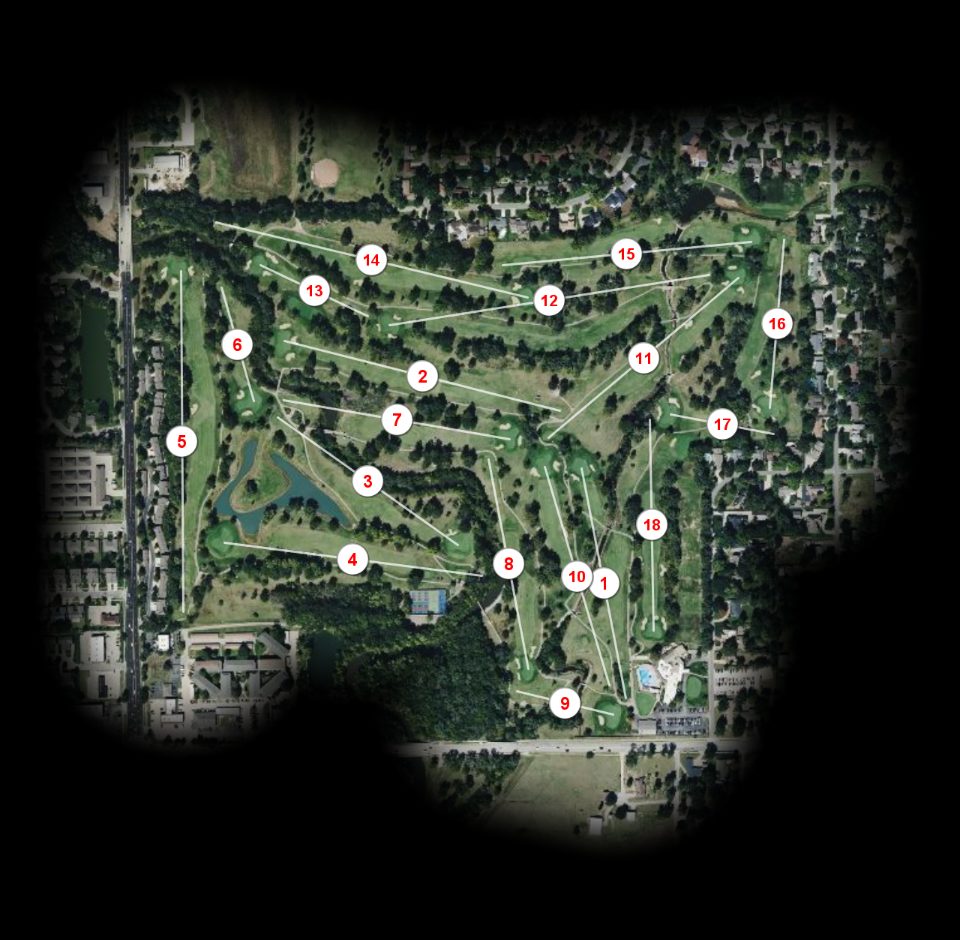 Rolling Hills Country Club course overview