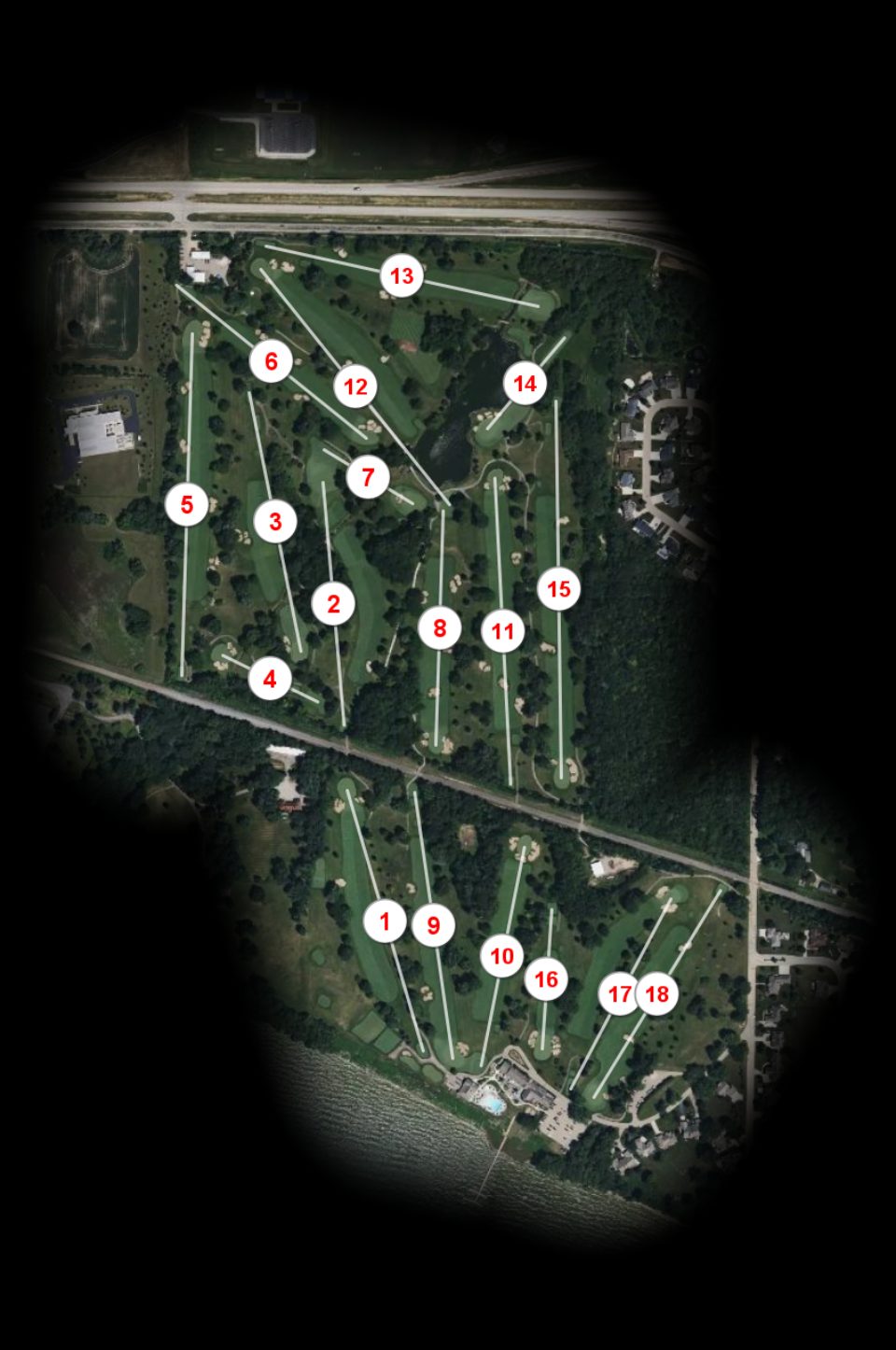 North Shore Golf Club course overview