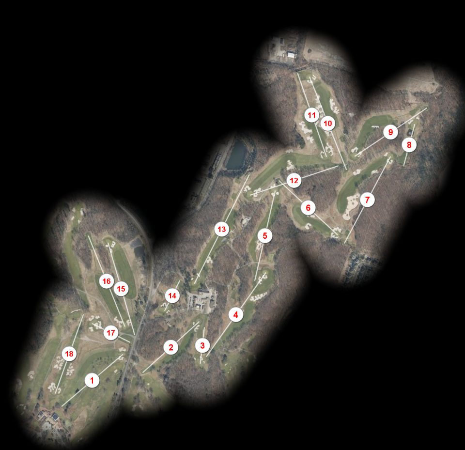 Bethpage NY State Park Black course overview