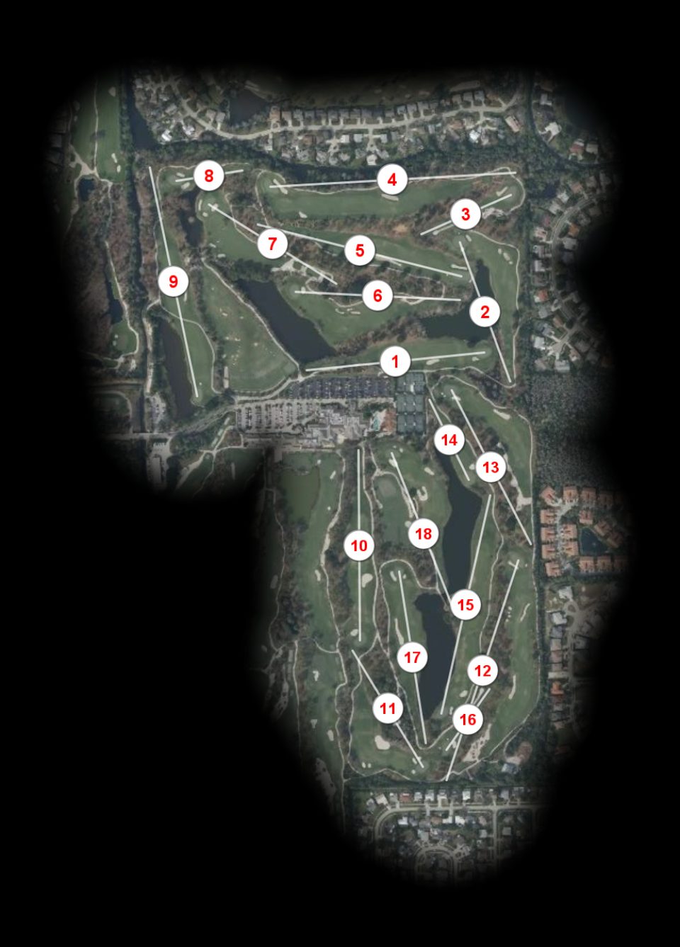 Royal Poinciana Golf Club Pines course overview