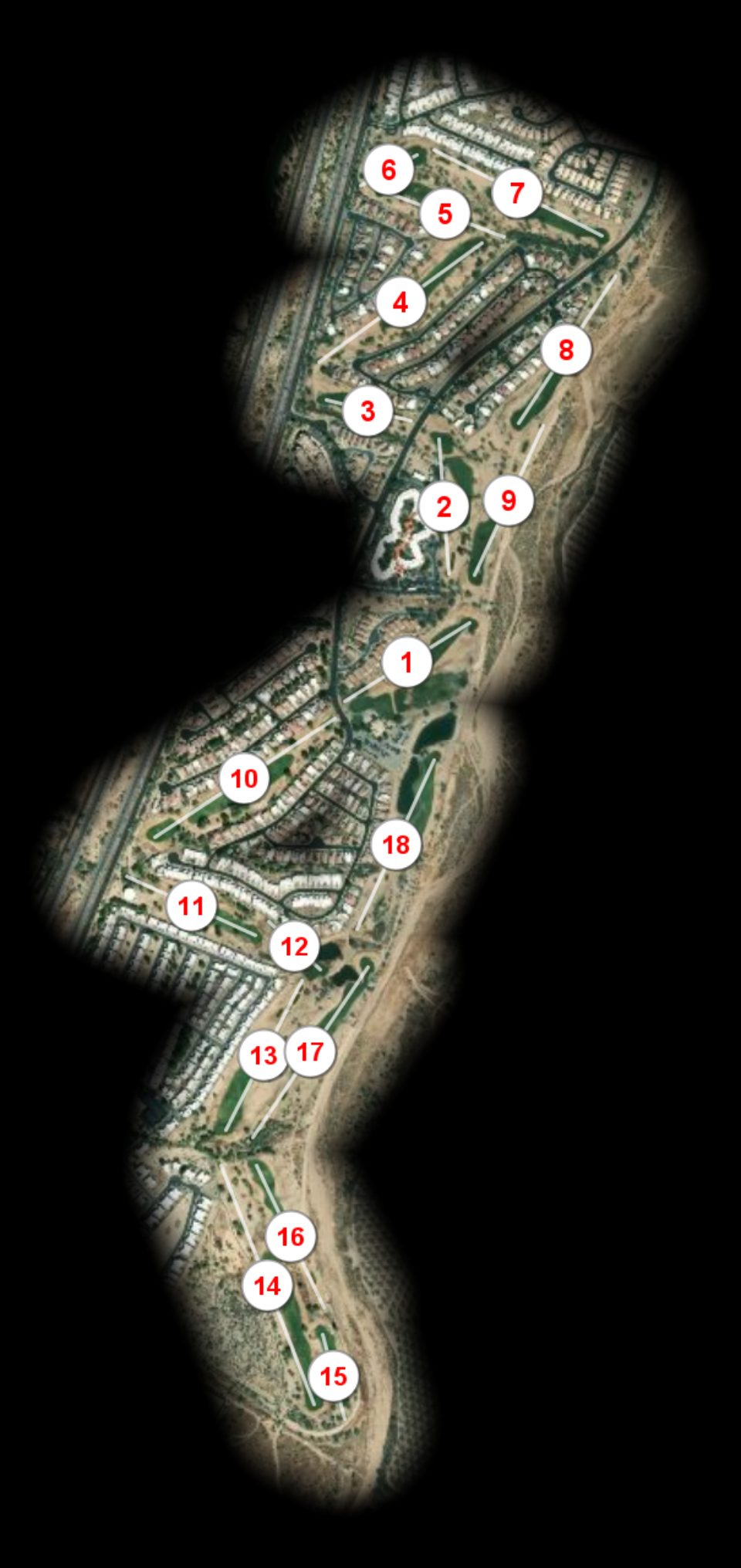 Torres Blancas Golf Club course overview