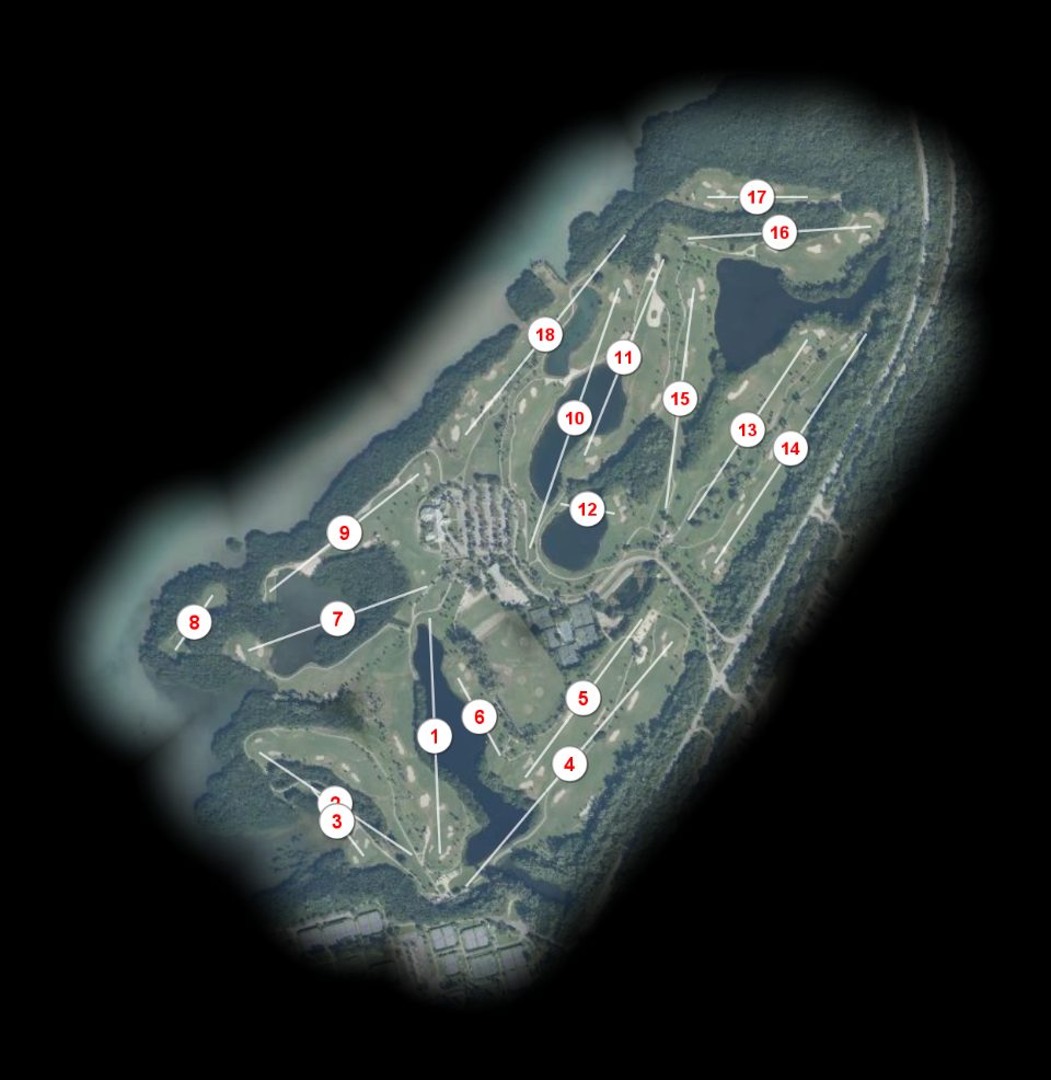 Crandon Park Golf Course course overview