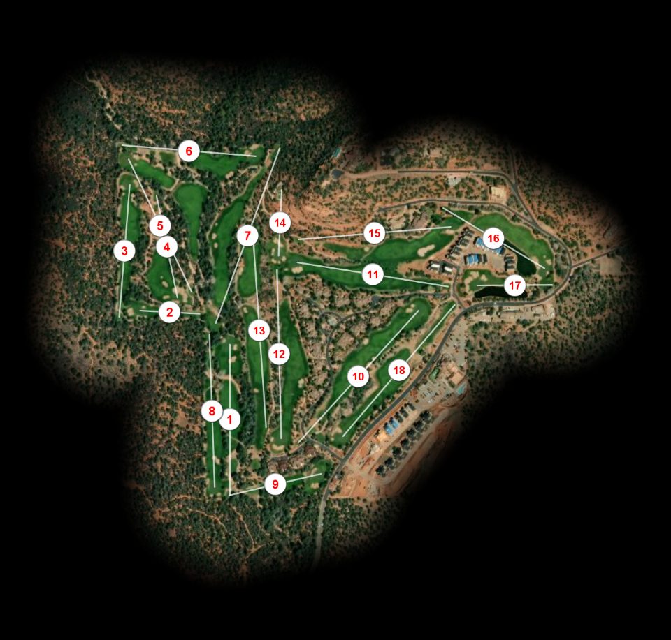 The Club at Seven Canyons course overview