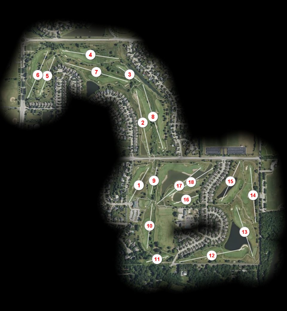 Plum Creek Country Club course overview