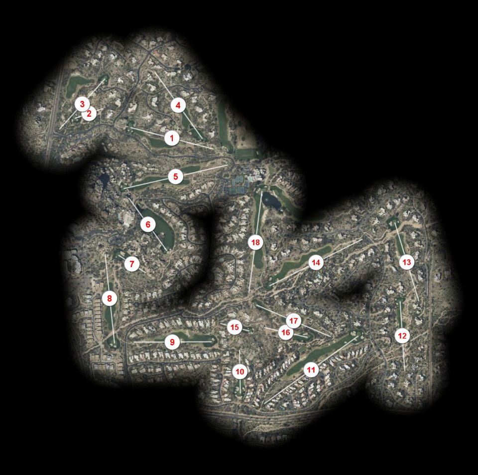 Boulders Golf Club South course overview