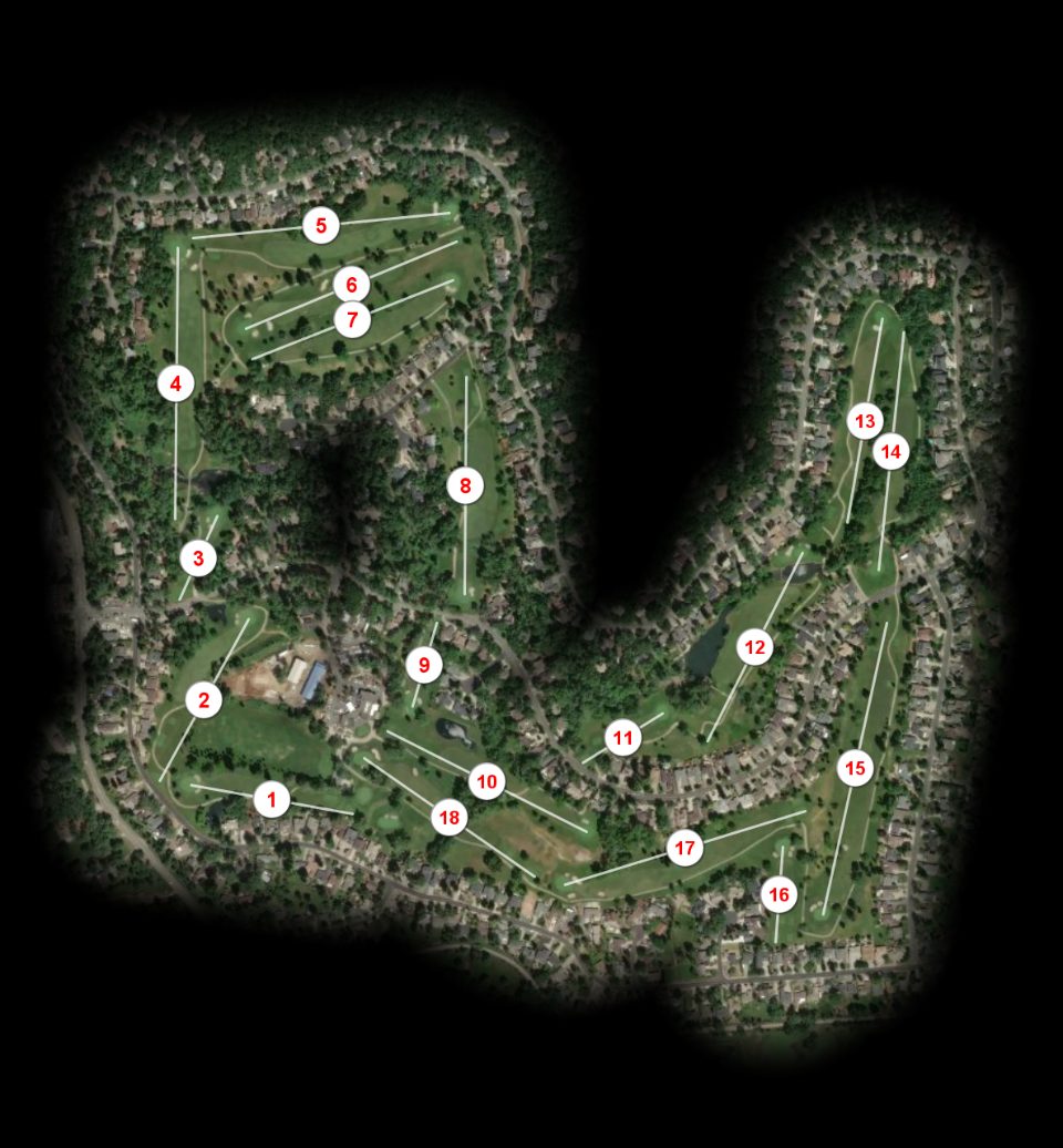 Lake Wildwood Golf Course course overview