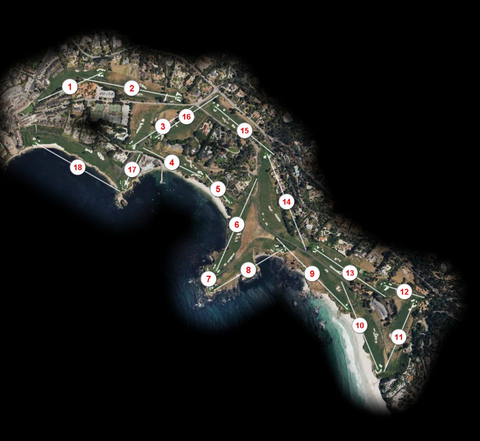 Pebble Beach Golf Links course overview