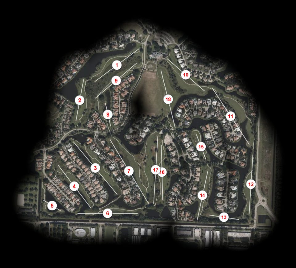 Palm Beach Polo and Country Club Dunes course overview