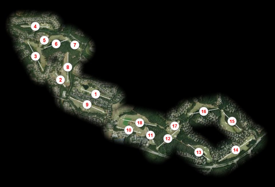 Windermere Golf Club course overview