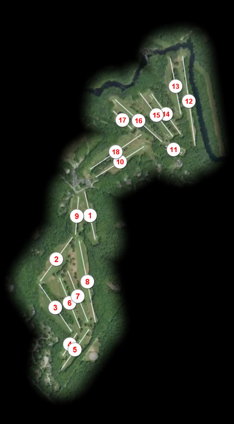 Martindale Country Club course overview