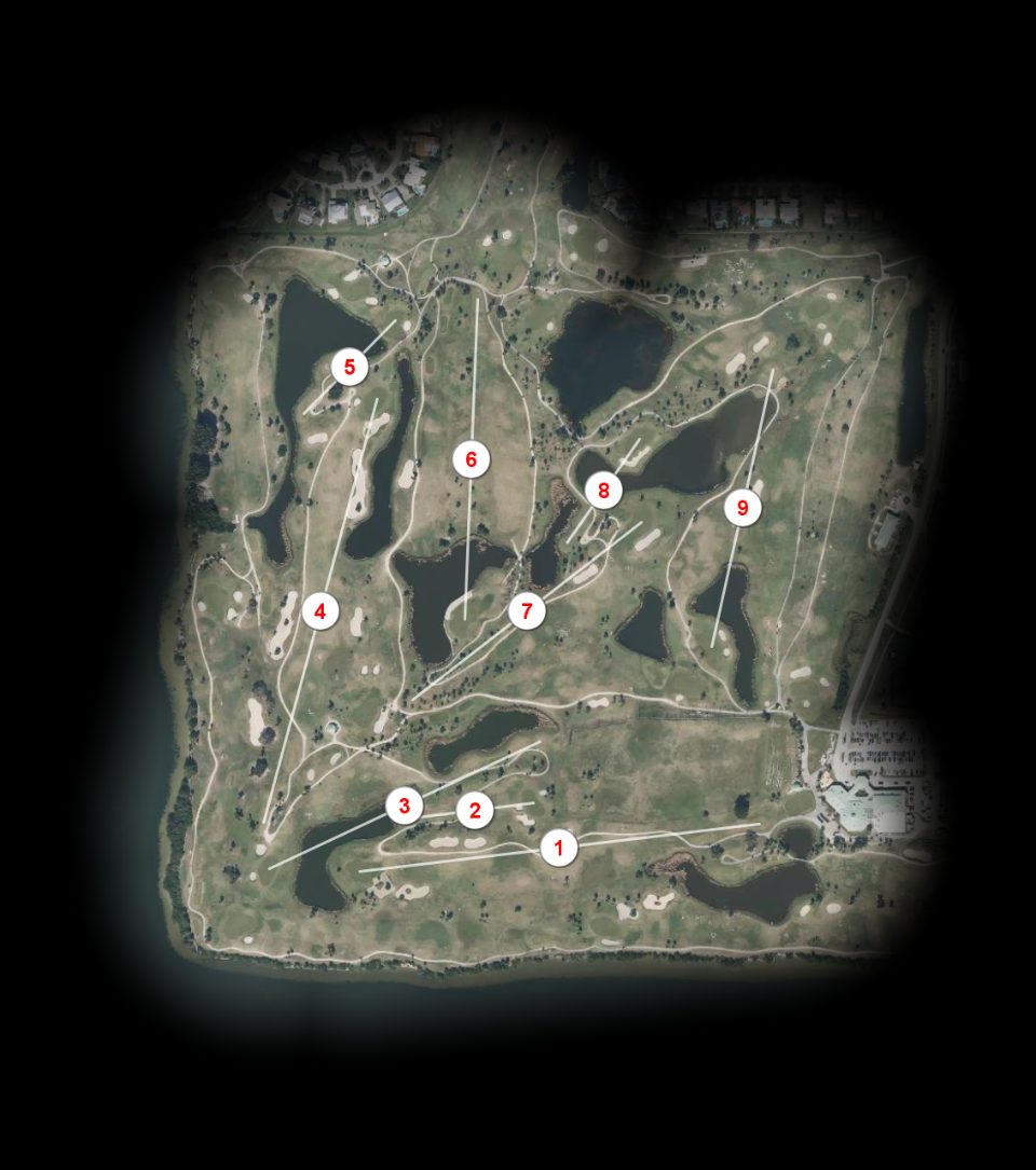 Dolphin nine at Cocoa Beach Municipal Golf Club