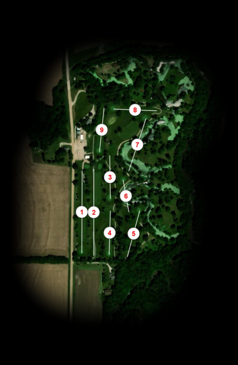 Grandpas Woods Golf course overview