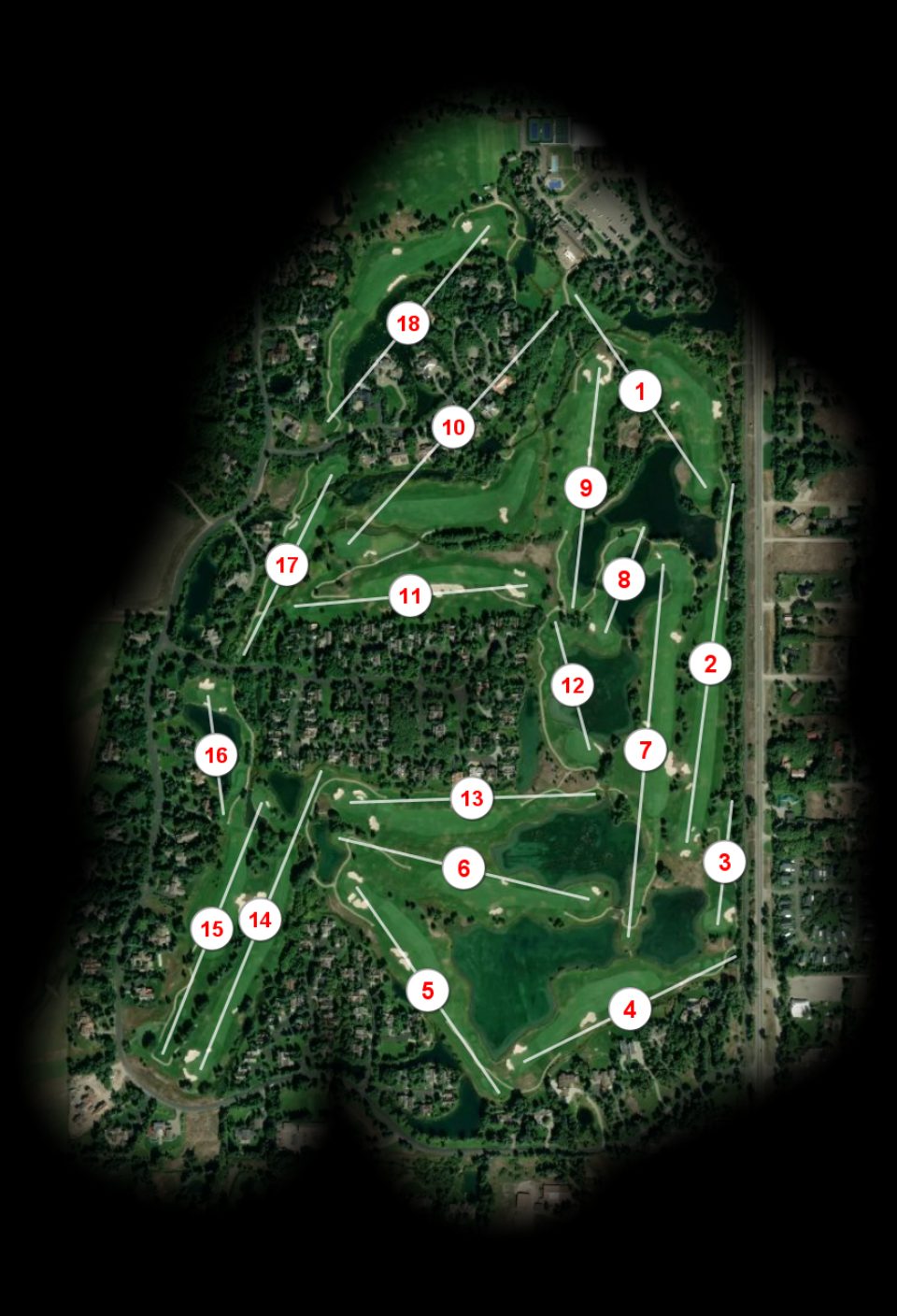 Teton Pines Country Club & Resort course overview