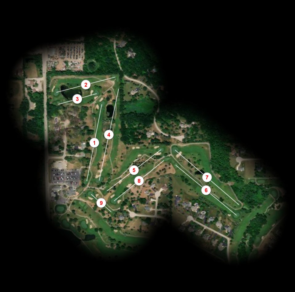 North nine at Evergreen Golf Club