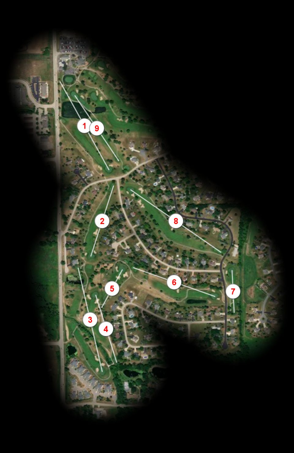 South nine at Evergreen Golf Club