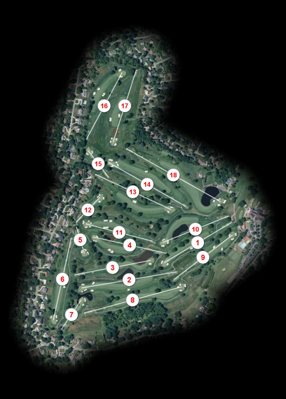 St Claire Country Club Championship course overview
