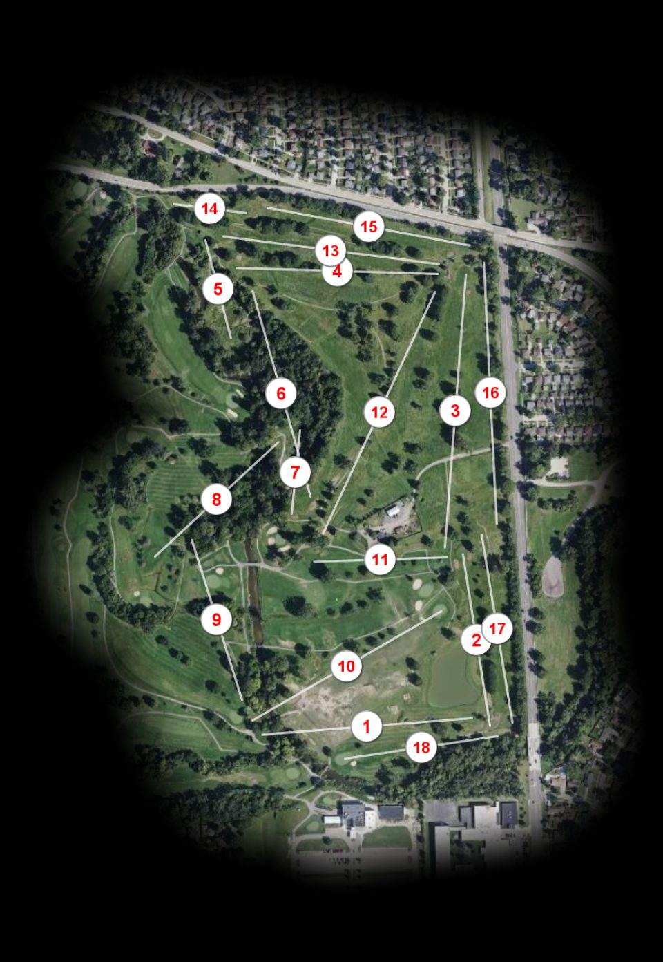 Warren Valley Golf Club East course overview