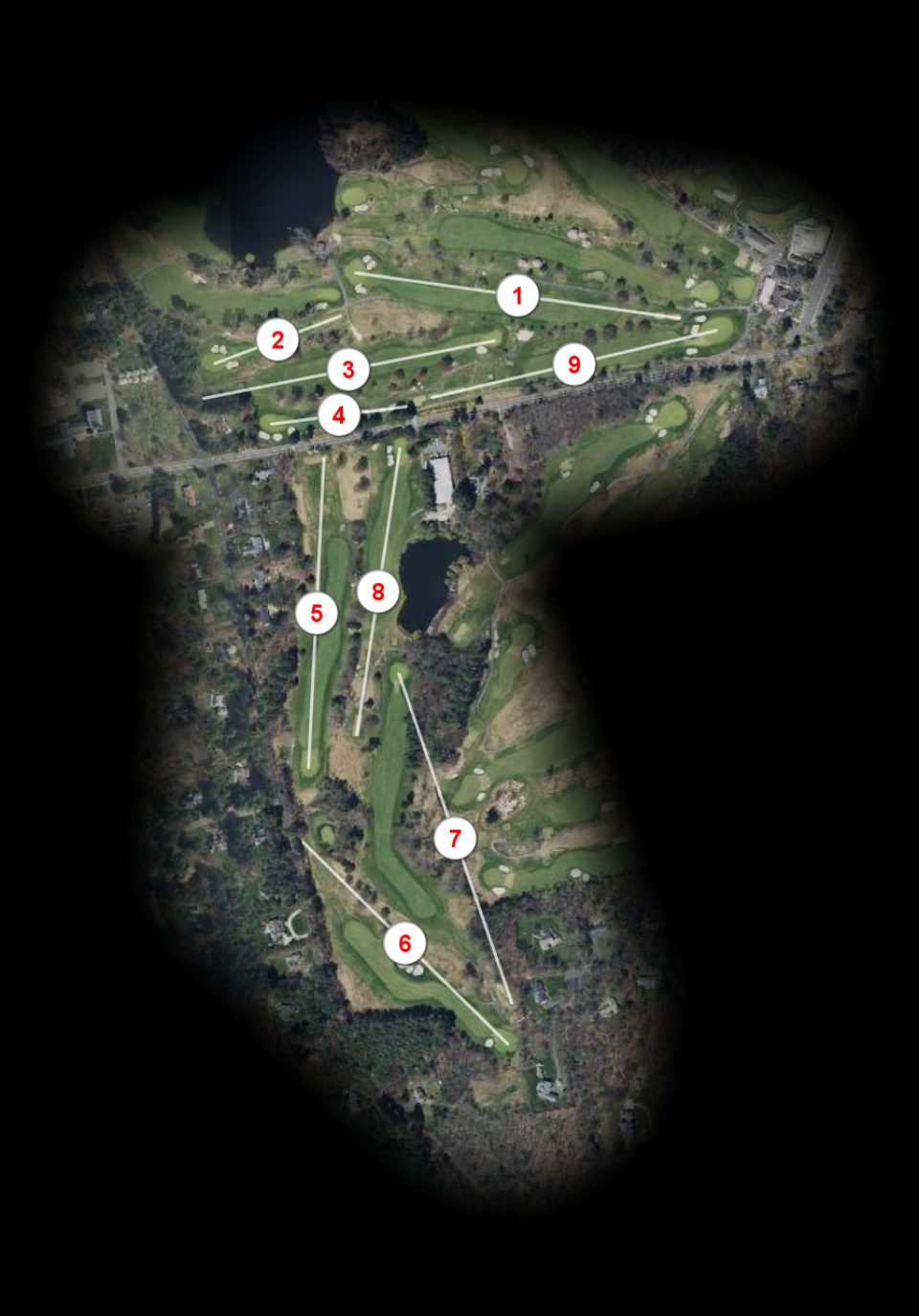 White nine at Golf Club of Avon