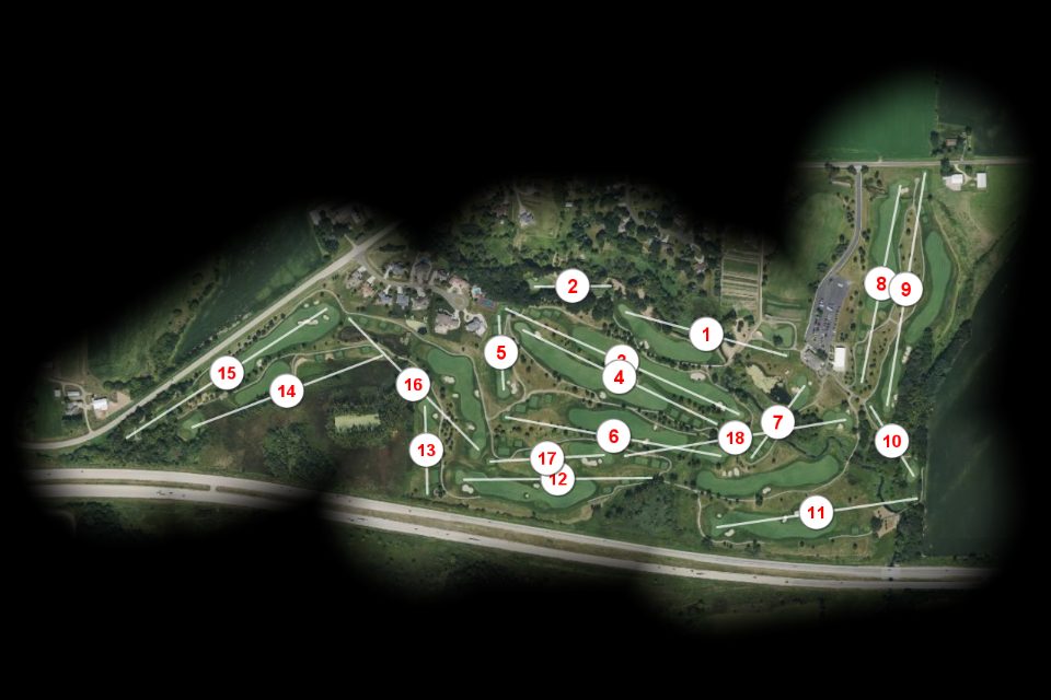 The Oaks Golf Club course overview