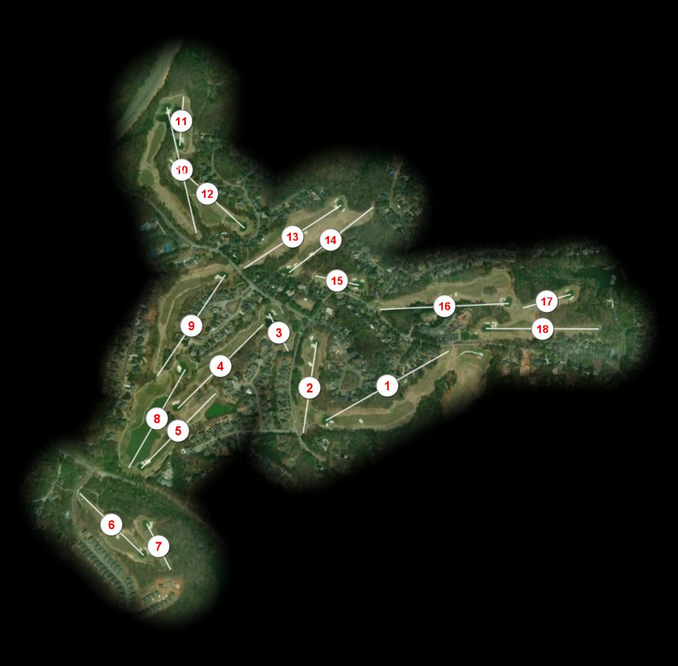 Chestatee Golf Club course overview